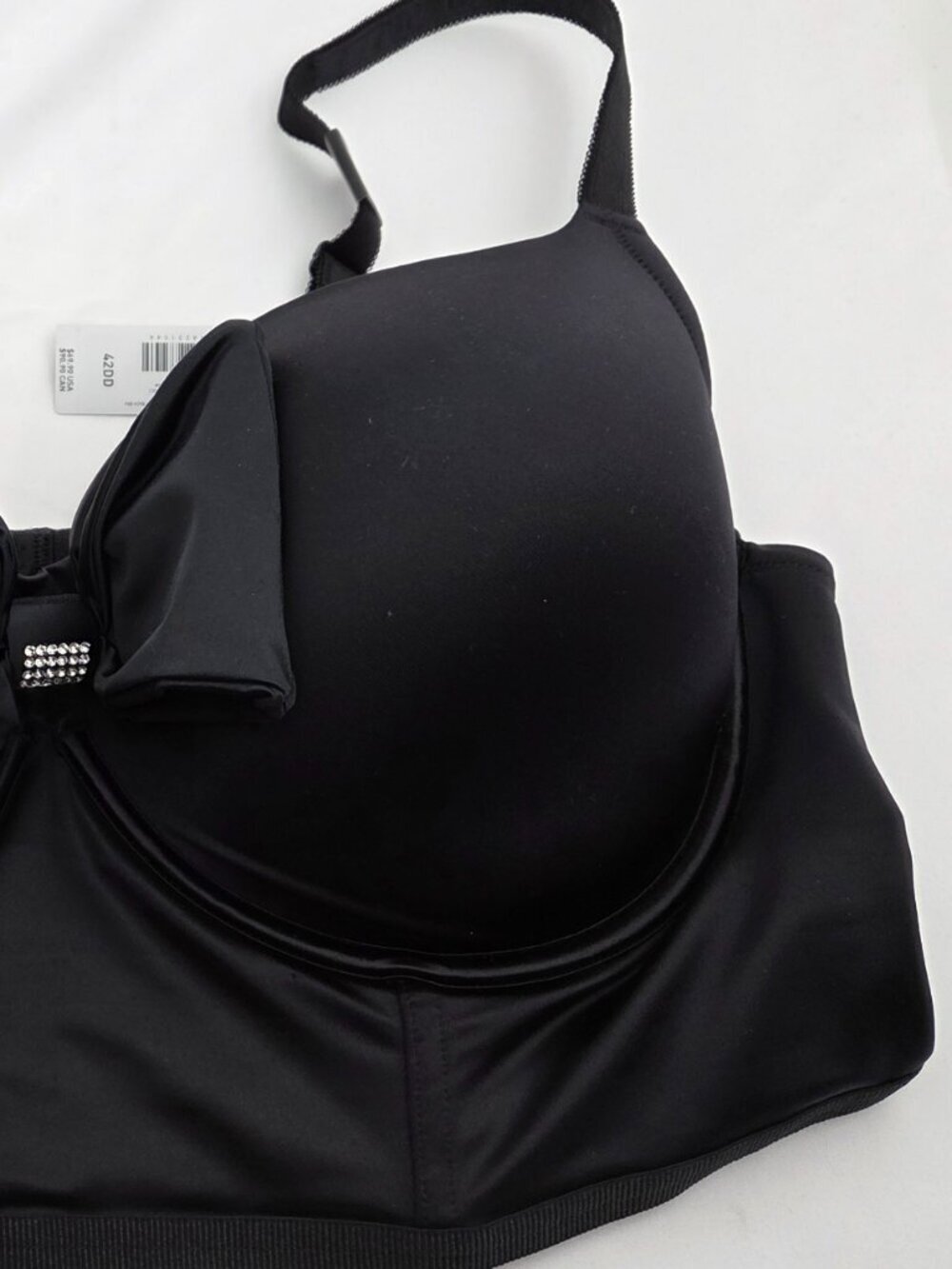 Torrid Curve NWT Satin Statement Bow-Front Bustier Top / Bra RARE 42DD - Picture 9 of 12